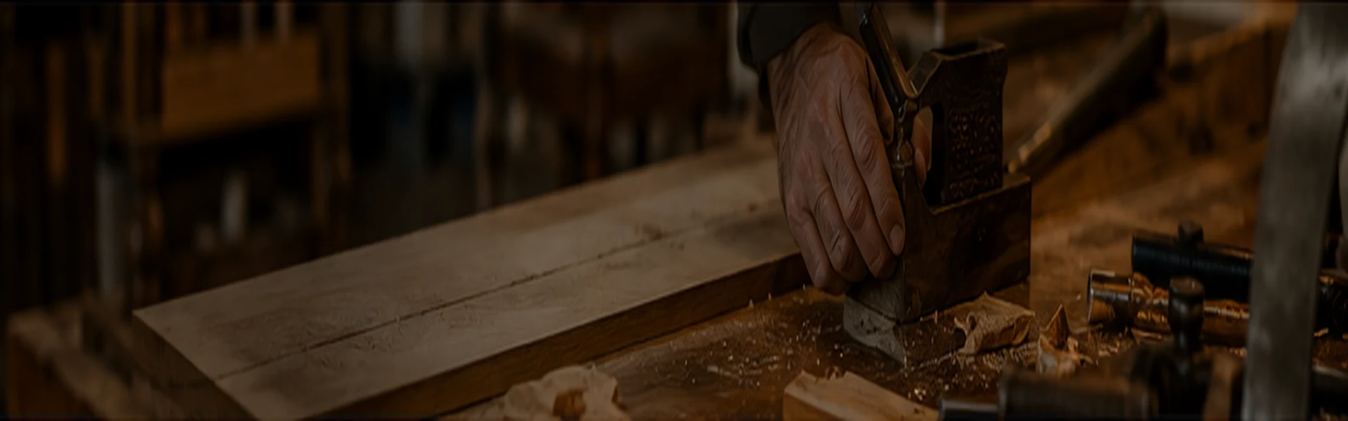 Furniture restoration workshop